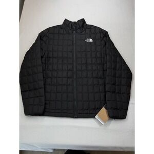 The North Face Men's Thermoball Insulated FZ Puffer Jacket Black Large NWT $230